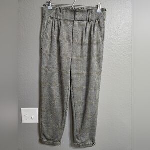 Love Tree High Rise Plaid Cropped/ Ankle Pants